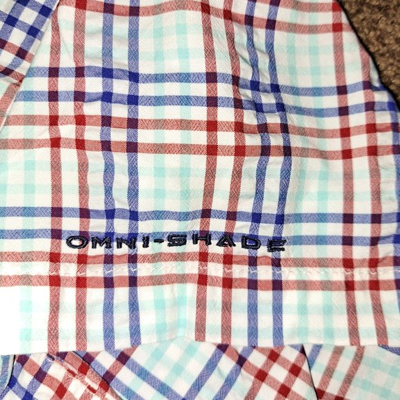 Columbia Men's PFG Super Bahama Plaid,Short Sleeve, Breathable, UV Protection,XL - Picture 8 of 12